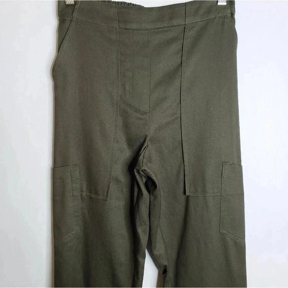 Bcbgeneretion Cropped Utility Pant Olive Green M - Picture 6 of 12